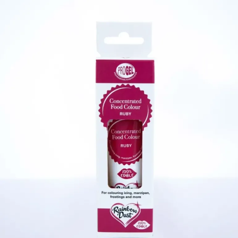Colorant Alimentaire ProGel Rouge Rubis 25g Rainbow Dust