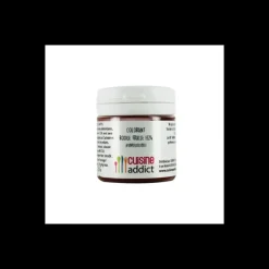 Colorant alimentaire Rouge Fraise E124 25g Poudre Hydrosoluble Cuisineaddict