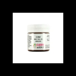 Colorant alimentaire Violet E124/E133 25g Poudre Hydrosoluble Cuisineaddict