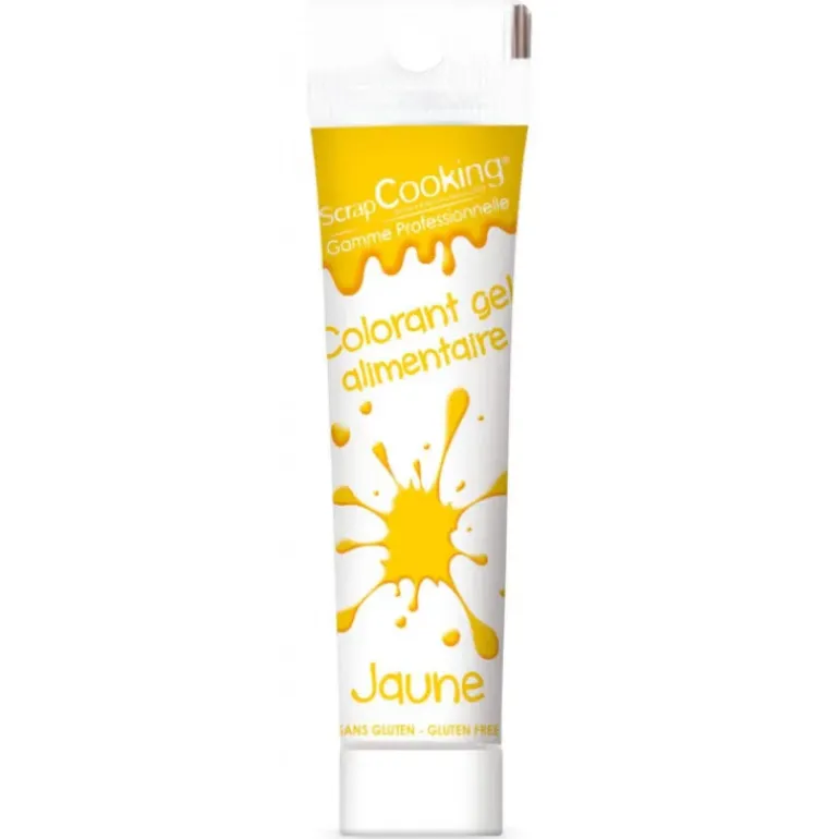 Colorant Gel Alimentaire Jaune 20g Scrapcooking