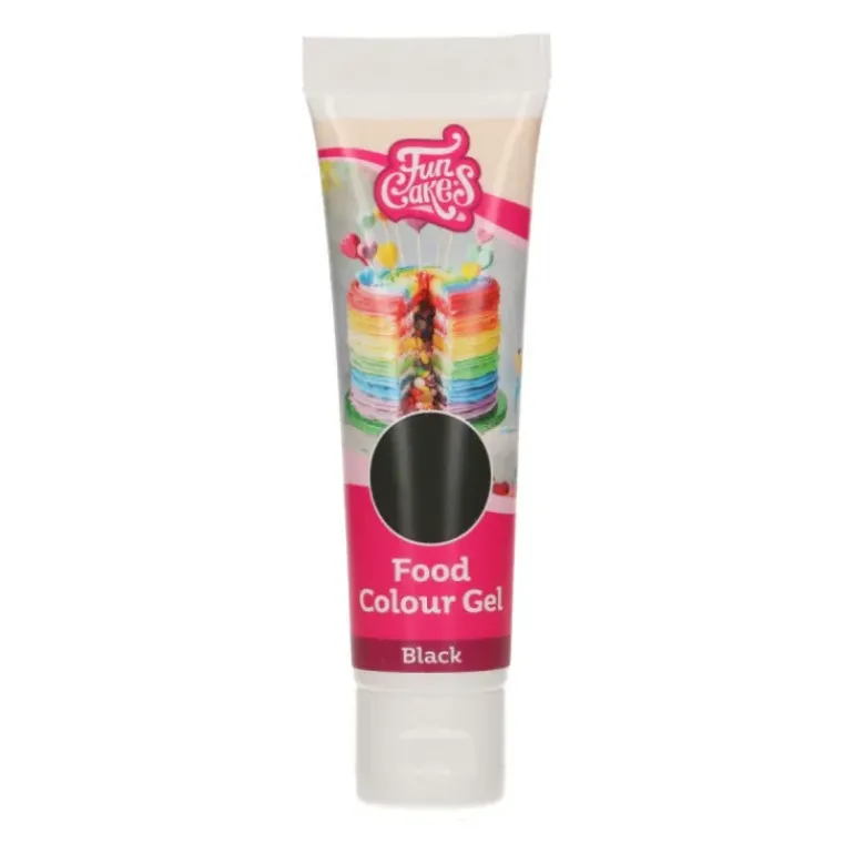 Colorant gel alimentaire Noir FunCakes 30 g
