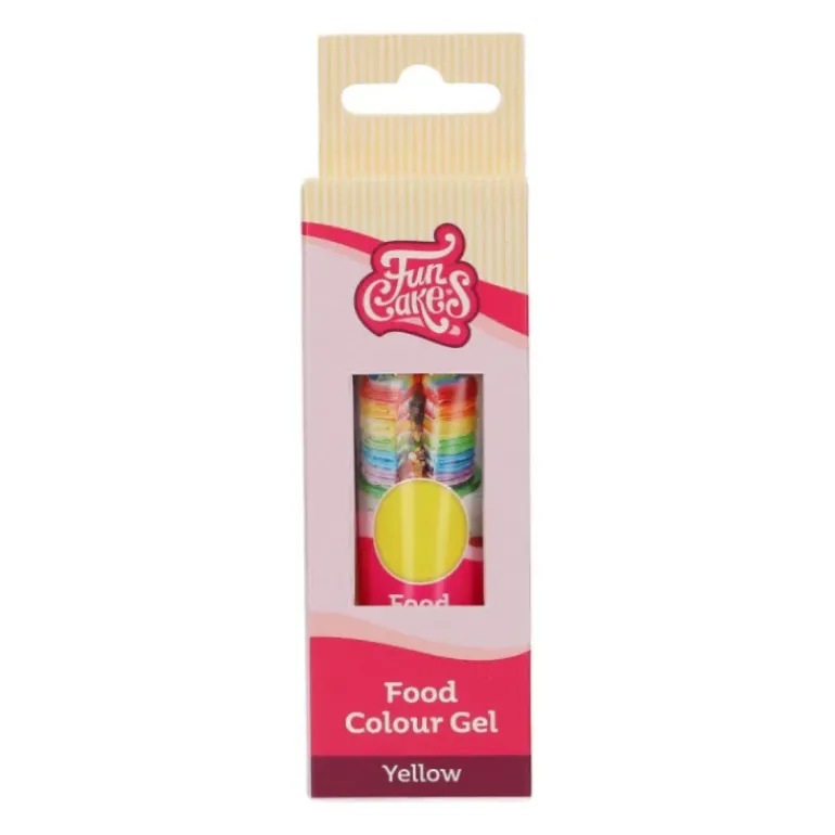 Colorant gel alimentaire Jaune FunCakes 30 g