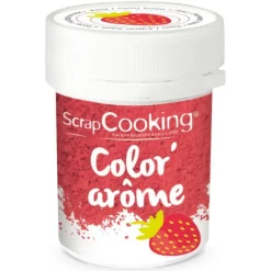 Color'Arôme Rose / Fraise 10g Scrapcooking