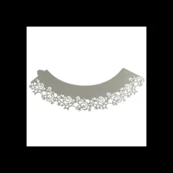 Contour Cupcakes Etoile Argenté PME (x12)