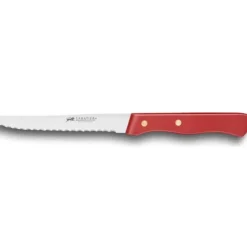 Couteau de Table Cranté 10,5 cm Sabatier Rouge