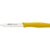 Couteau d'Office Cranté Inox 10 cm Jaune Arcos NOVA