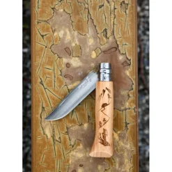 Couteau N°8 Gravure Randonnée Sport Opinel