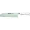 Couteau Santoku Acier Inoxydable 18 cm Arcos RIVIERA blanc