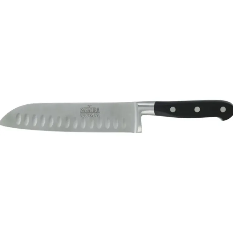 Couteau Santoku Alvéolé 17,5 cm V Sabatier Richardson