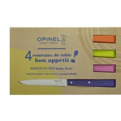 Couteaux de Table (x4) Pop Bon Appétit ! Opinel