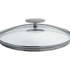 Couvercle en Verre bombé Platine Ø 14 cm Cristel