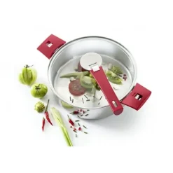 Couvercle en Verre bombé Platine Ø 18 cm Cristel