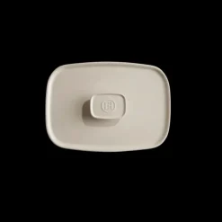 Couvercle Rectangulaire en Céramique pour Plat à Four 25 x 18 cm Argile Emile Henry