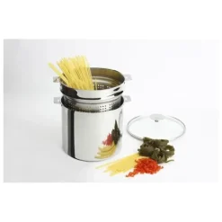 Cuiseur à Pâtes Mutine Ø 22 cm Manche Amovible Inox Cristel