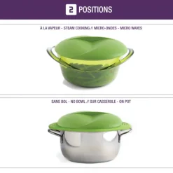 Cuit Vapeur en Silicone XL Vert Mastrad