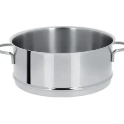 Cuit Vapeur Ovale Mutine Ø 30 cm Manche Fixe Inox Cristel