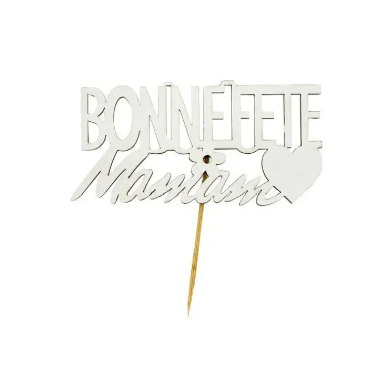 Décor Bonne Fête Maman sur Pic (x2) Patisdécor