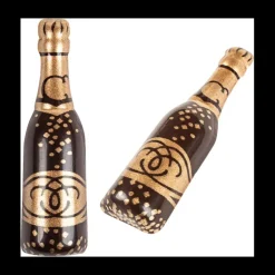 Décor en Chocolat Bouteille de Champagne 5,3 x 1,5 cm (x 144) Florensuc