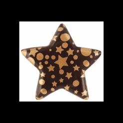 Décor en Chocolat Etoile Scintillante 3,7 cm (x112) Florensuc