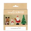 Décoration pour Gâteau Noël Scrapcooking (x4)