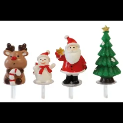 Décoration pour Gâteau Noël Scrapcooking (x4)