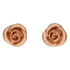 Décorations Gâteau Roses Bronze en pâte d’amande (x6) Funcakes