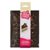 Décors Chocolat Noir Étoiles Or (x12) Funcakes