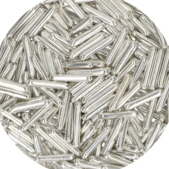 Décors en Sucre Bâtonnets Argent 70 g Funcakes