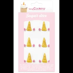 Décors en Sucre Corne de Licorne (x6) Scrapcooking