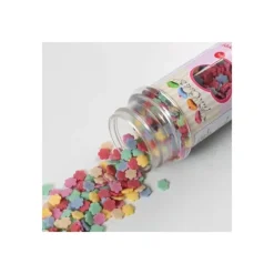 Décors en sucre Fleurs Multicolores 60g Funcakes