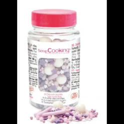 Décors en Sucre Mélange Rods Lilas 70 g Scrapcooking