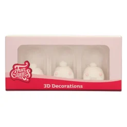 Décors en Sucre Queues de lapin (x3) Funcakes