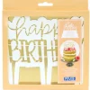 Découpoir Cake Topper Happy Birthday Moderne 16,5 x 15 cm PME