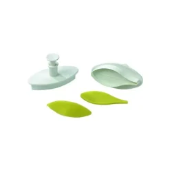 Découpoir poussoir Feuille Pétale de 8 cm (x2)