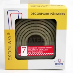 Découpoirs ronds cannelés impairs Exoglass (Boîte de 7)