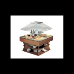 Desserte Chaude Bain-Marie 1395 x 1395 x 1707 mm Tecfrigo