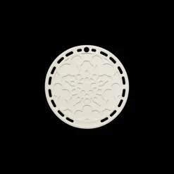 Dessous de Plat en Silicone Fleur 20 cm Meringue Le Creuset