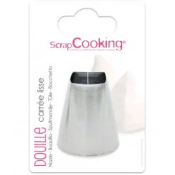 Douille Carrée Lisse en Inox ScrapCooking
