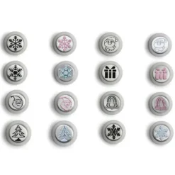 Douilles Russes Décors Noël Ø 2,4 cm (x8)