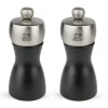 Duo Moulin à Poivre et à Sel Fidji 12 cm Noir-Inox Peugeot
