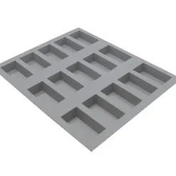 Elastomoule Financier - 15 empreintes 21 x 17,6 cm - Silicone de Buyer