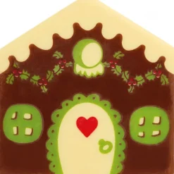 Embout de Bûche Maison Matriochka 8,5 cm Décor en Chocolat (x42) Florensuc