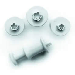 Emporte-Pièce avec Poussoir Fleur (x3) Ibili