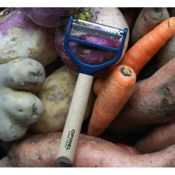 Eplucheur en Bois Bleu T-duo Opinel