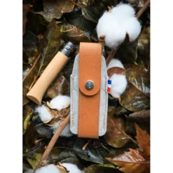 Etui pour Couteau en Cuir et Feutrine Outdoor M Collection France Opinel