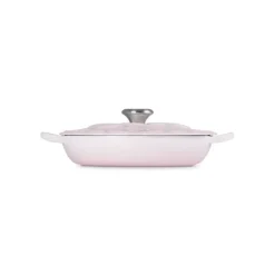 Faitout Fonte Émaillée Pétales Shell Pink 26 cm Le Creuset