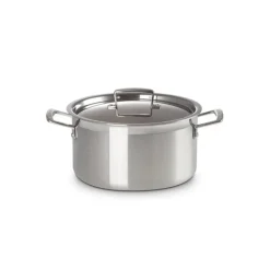Faitout Inox 24 cm avec Couvercle Le Creuset