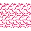 Feuilles de transfert chocolat vagues rouges 34 x 26,5 cm (x10)
