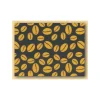 Feuilles de transfert chocolat Grains de café or 34 x 26,5 cm (x10)