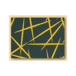 Feuilles de transfert chocolat Paillettes jaunes 34 x 26,5 cm (x10)